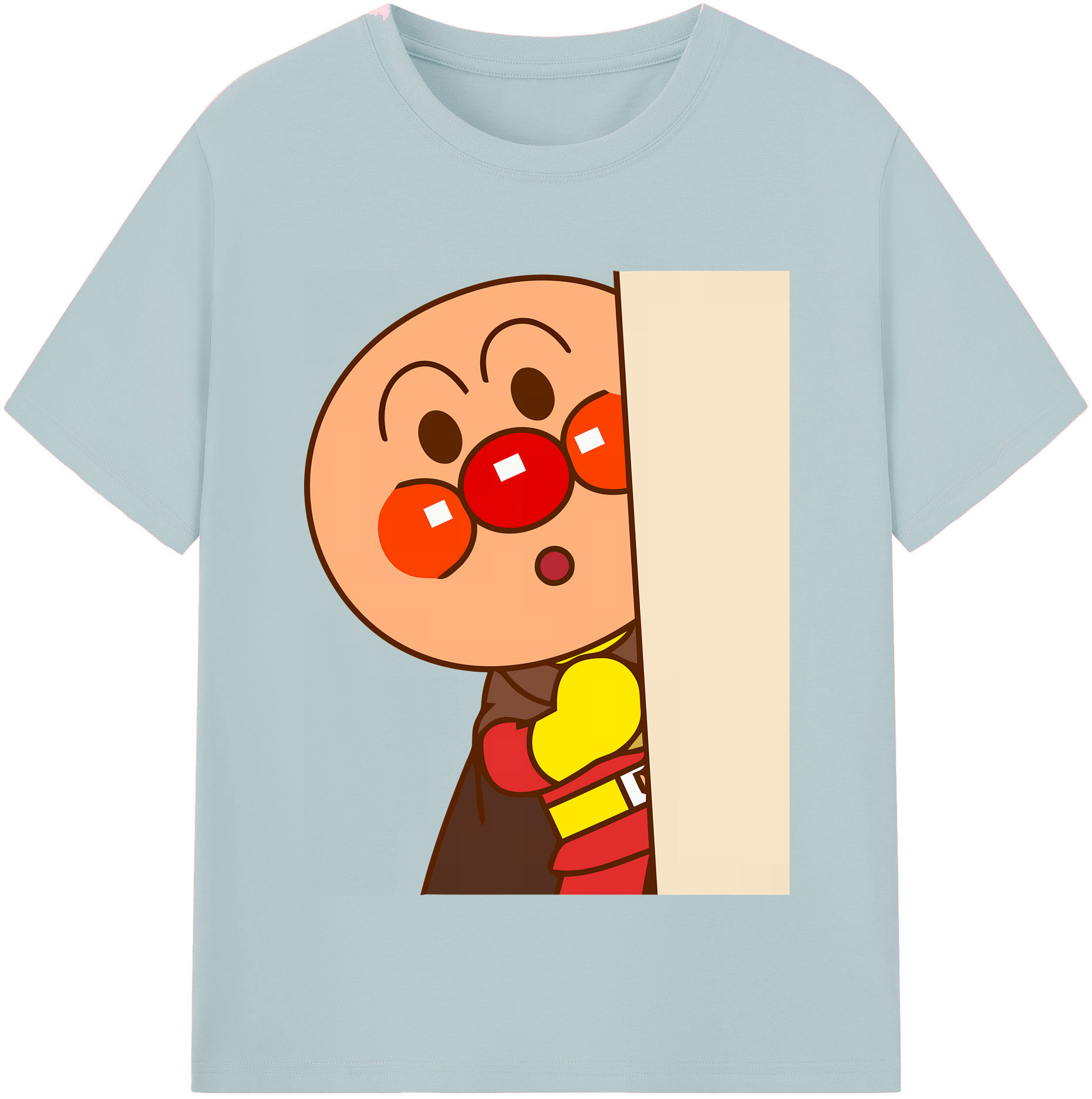 （画像用） アンパンマン Anpanman 綿100％半袖Tシャツ（フロントプリント）